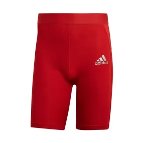 Adidas Mens Techfit Tight Shorts - Red