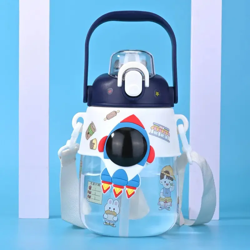 Astronaut Water Bottle: Stylish, Portable, Perfect Gift for Students!