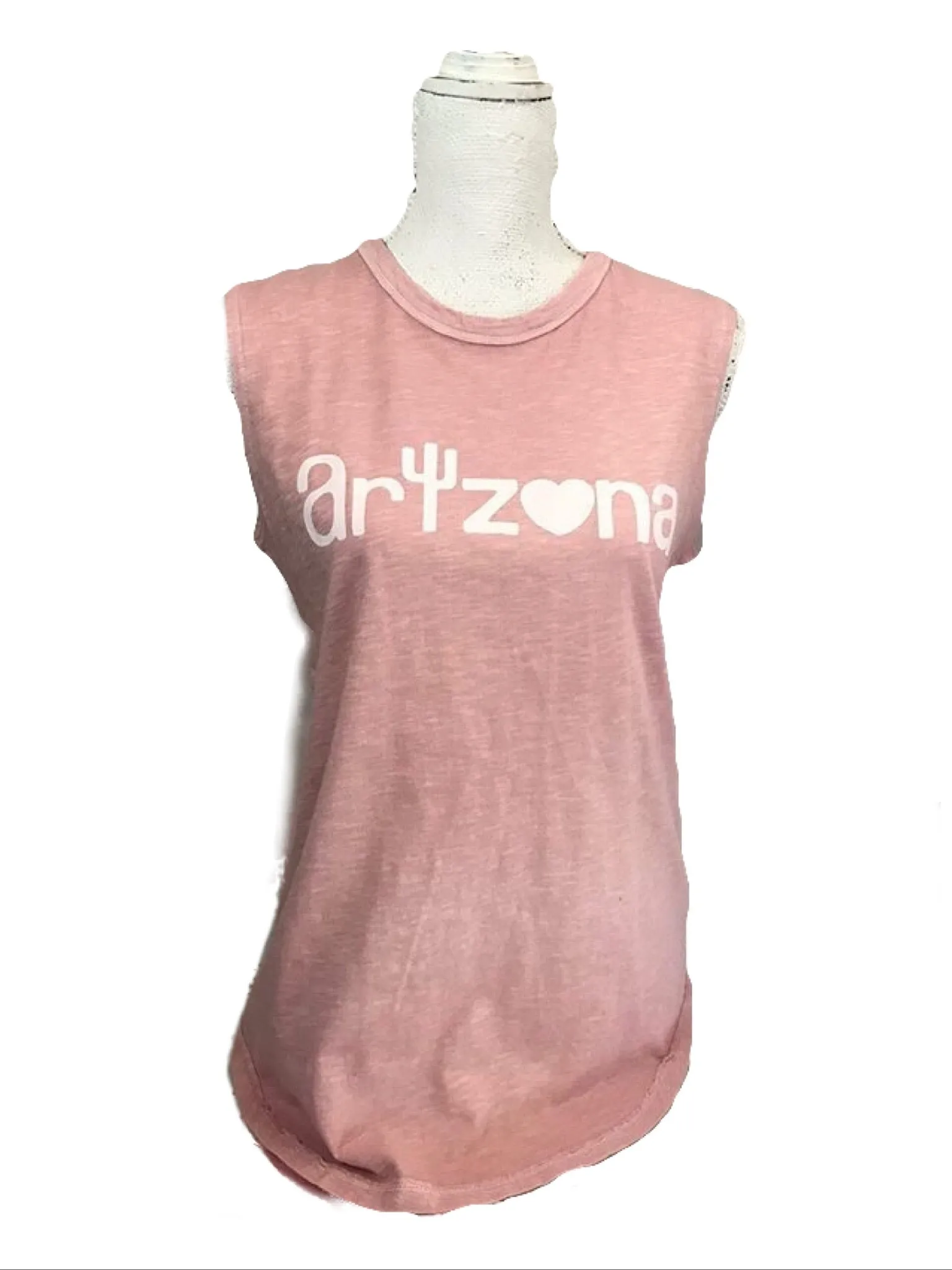 AZ Pink Sleeveless Tee