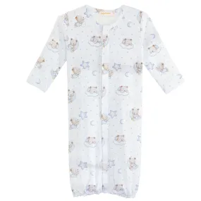 Baby Club Chic Sleep Tight Bear Blue Converter Gown