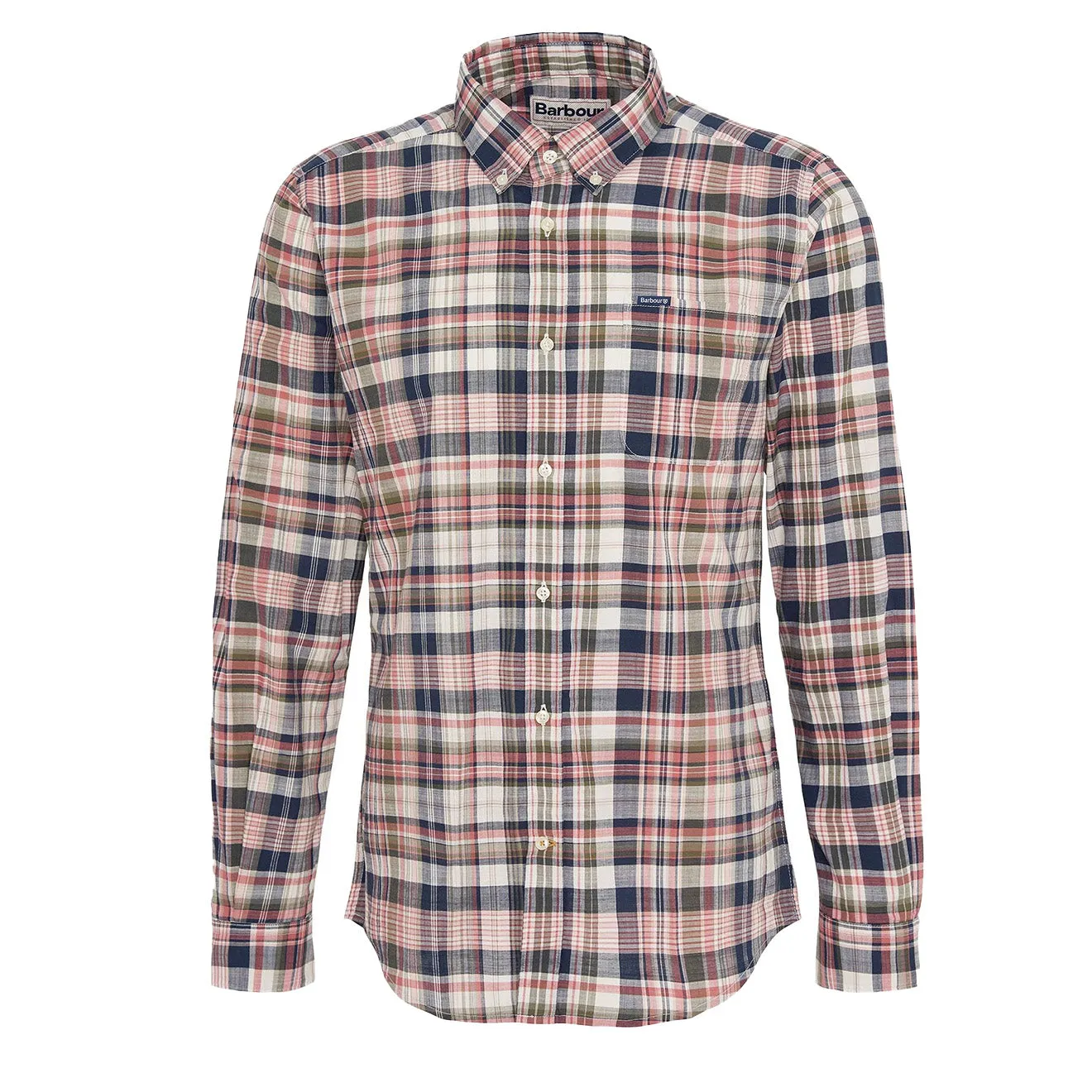 Barbour Seacove Tailored Fit Shirt Pink