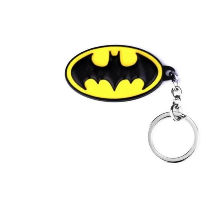 Batman Metal Logo Keyring: Stylish Hero Tribute