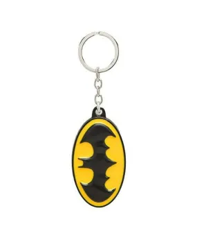 Batman Metal Logo Keyring: Stylish Hero Tribute