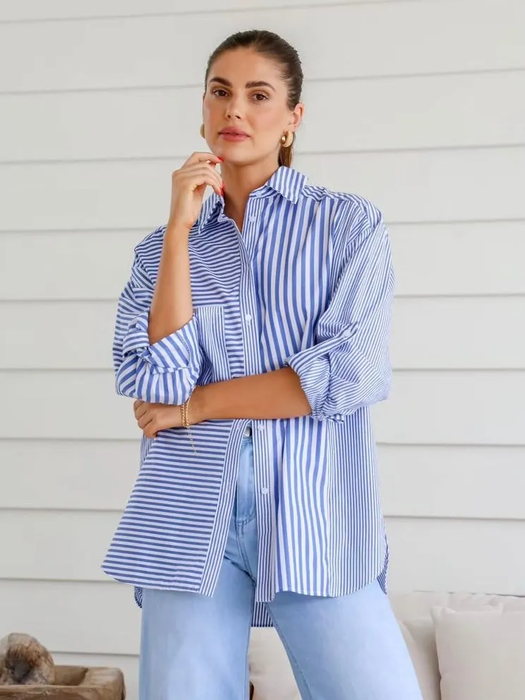 Blue Striped Shirt