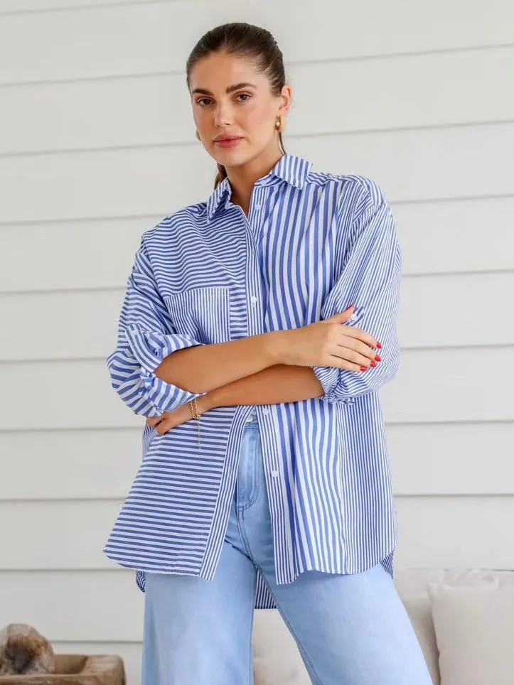 Blue Striped Shirt