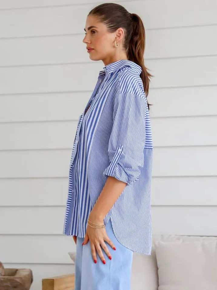 Blue Striped Shirt