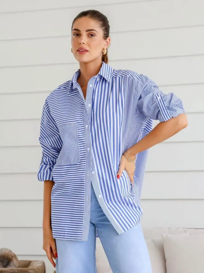 Blue Striped Shirt