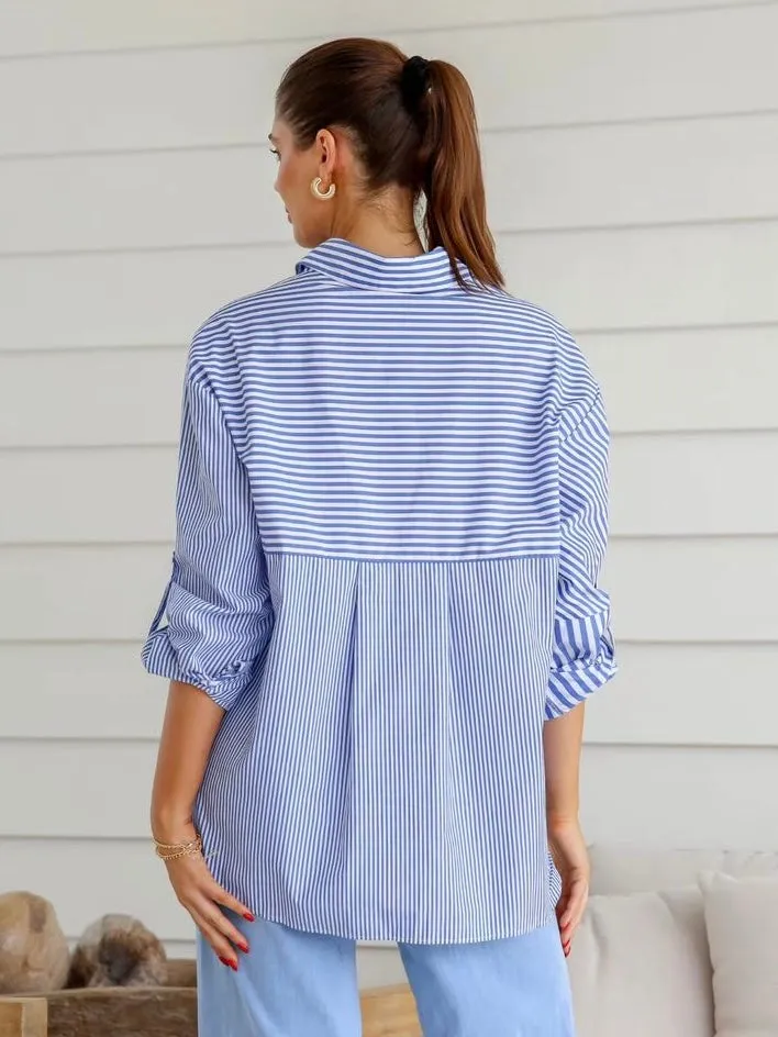 Blue Striped Shirt