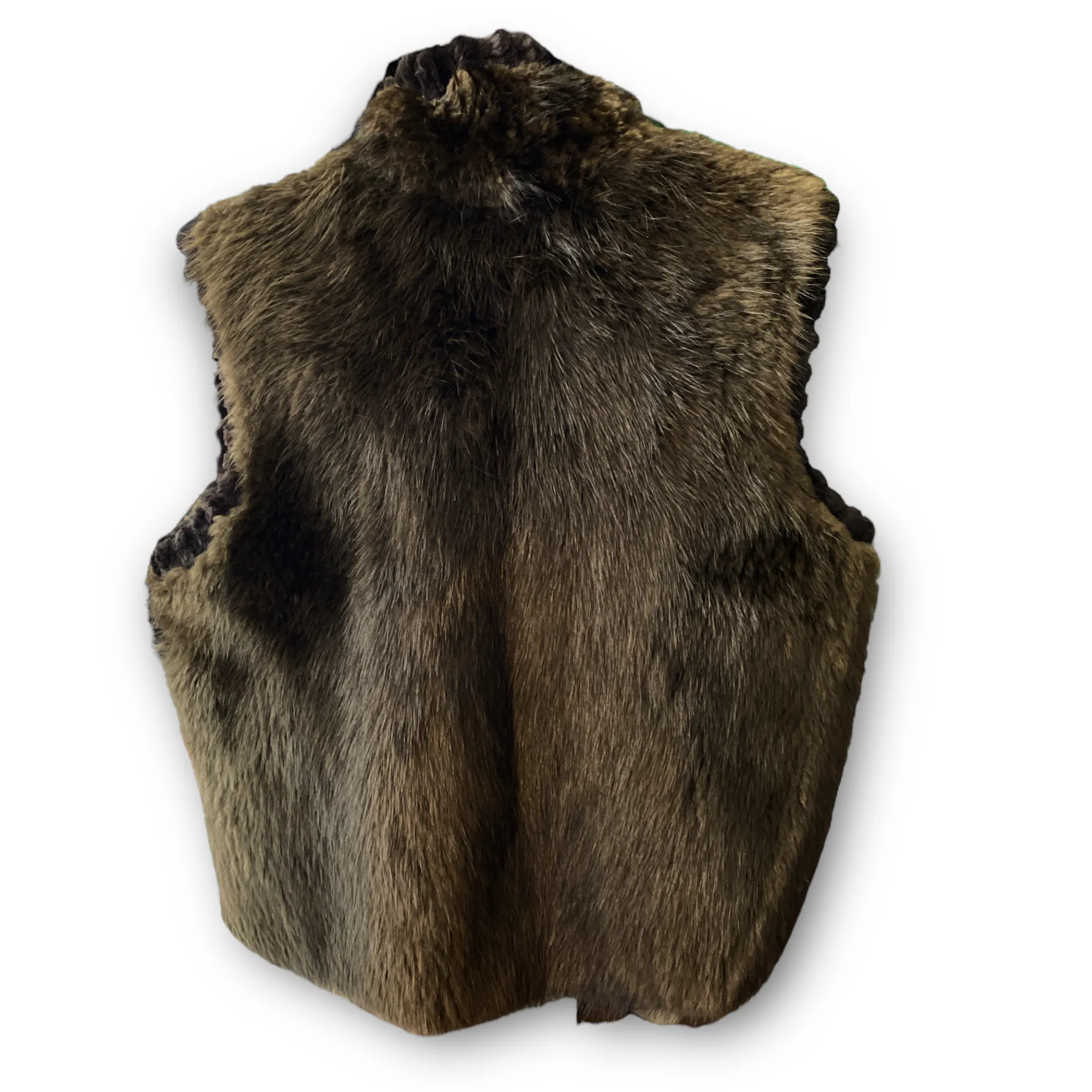 Brown Fur Vest