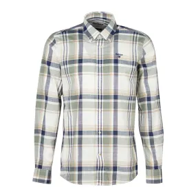 Camicia Barbour Kidd Tailored Verde Multicolor