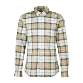 Camicia Uomo Barbour Lewis Tailored Beige Multicolor