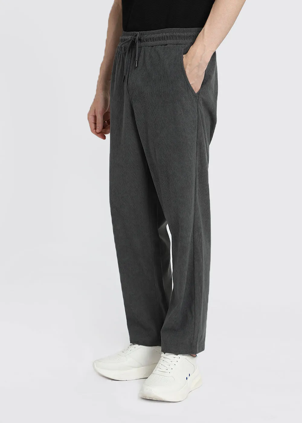 Castor Gray Corduroy Pant