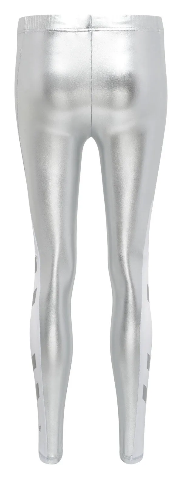 Charlotte Women Polyester Silver Tight