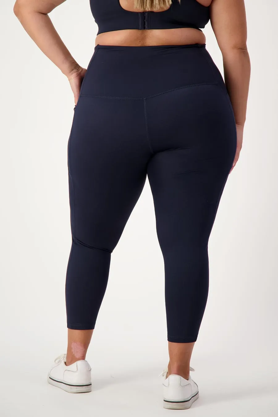 Core Pocket High Waisted 7/8 Length Tight - Navy