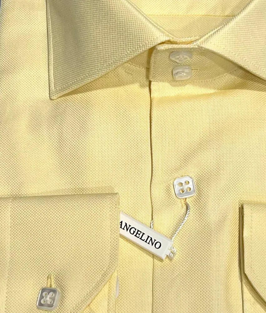 Cotton Dress Shirt, Oxford Yellow