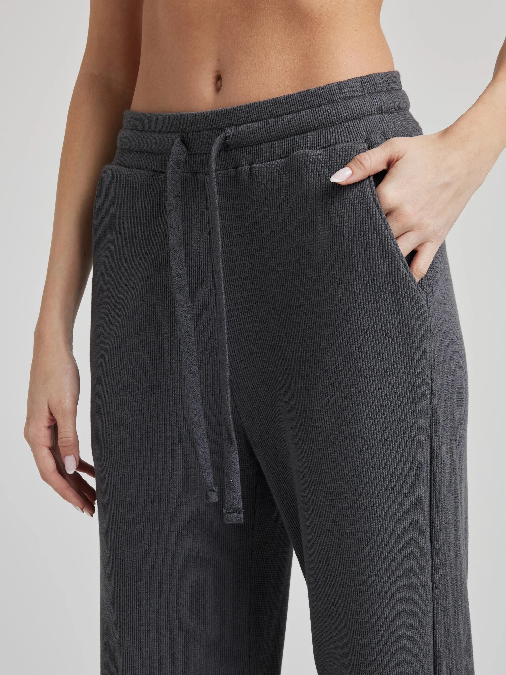 Drawstring Pant - Charcoal