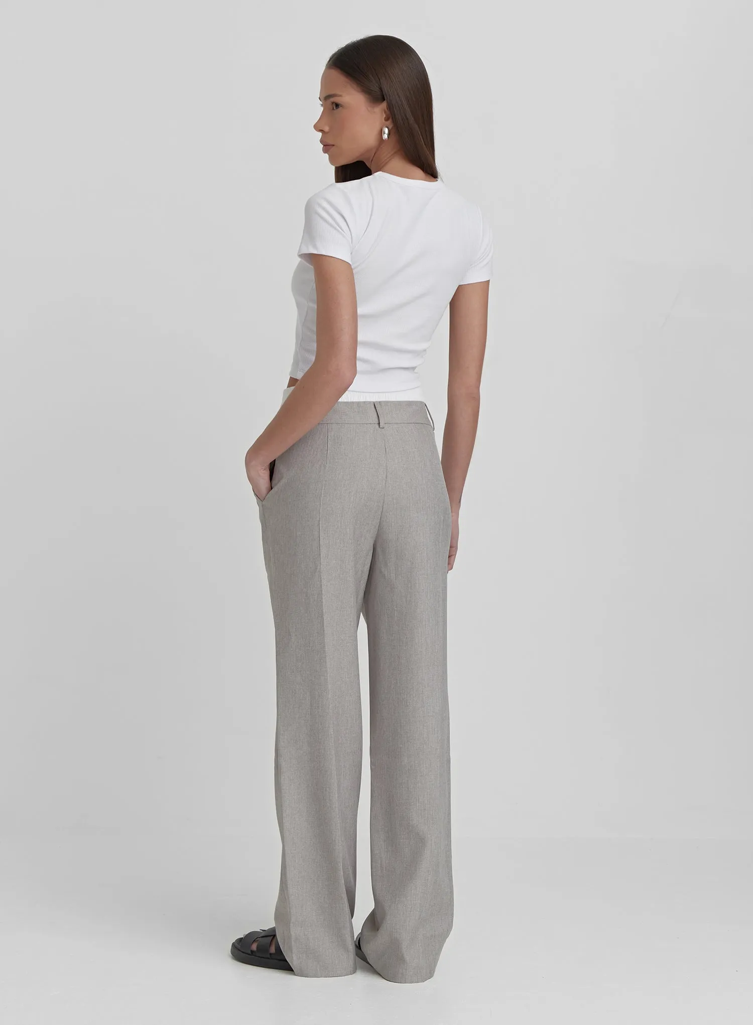 Grey PVE Tailored Trouser- Taylor