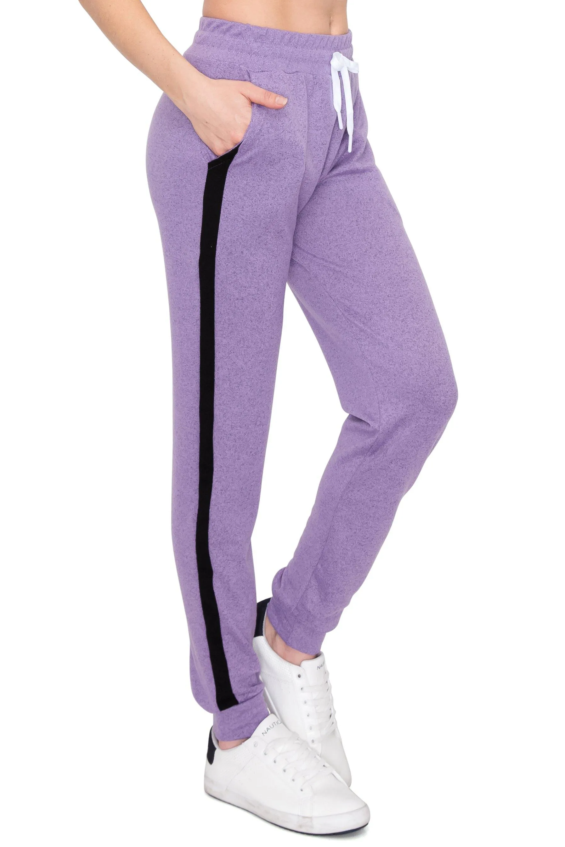 Hacci Jogger Sweatpants Striped