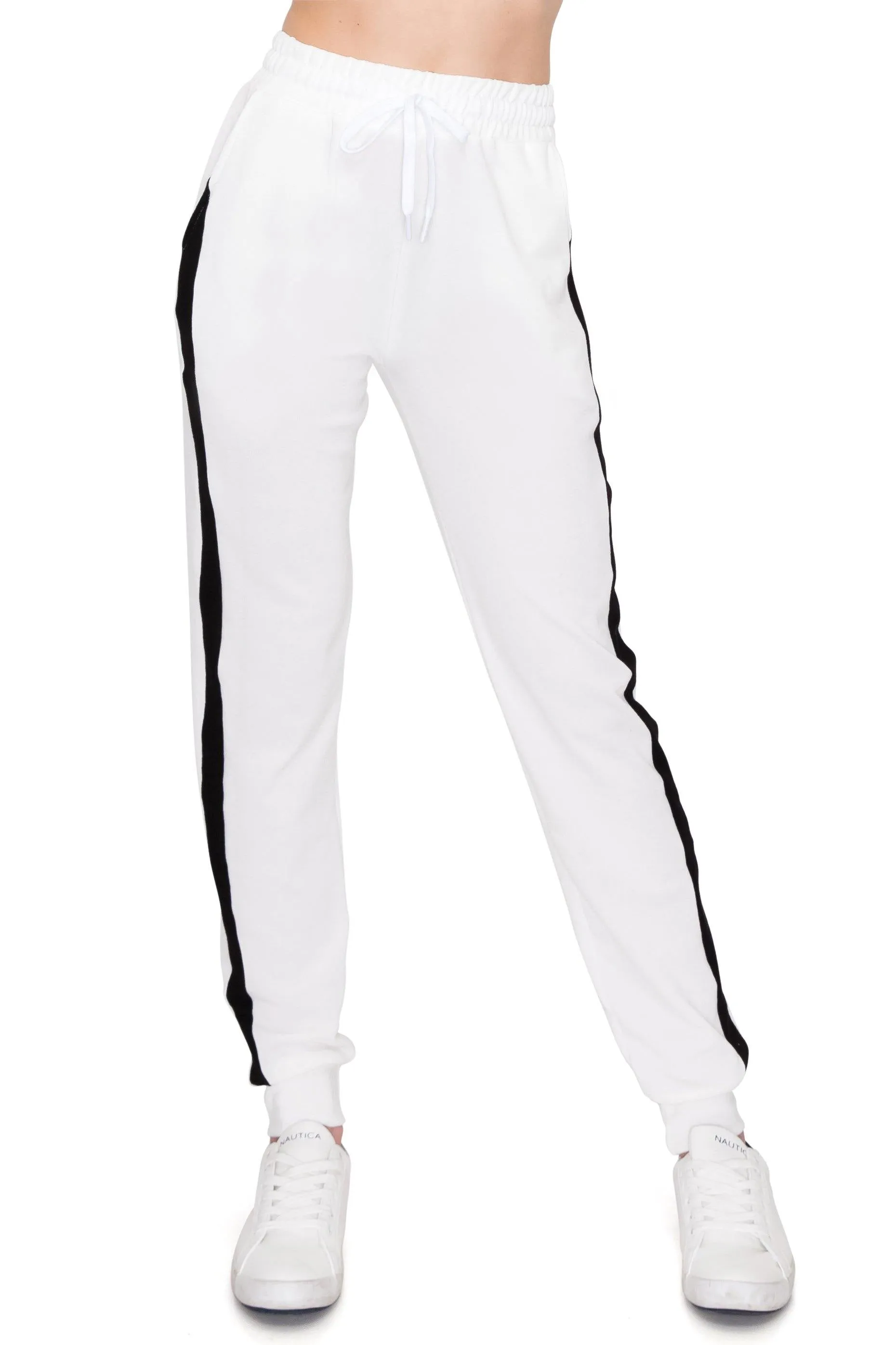 Hacci Jogger Sweatpants Striped