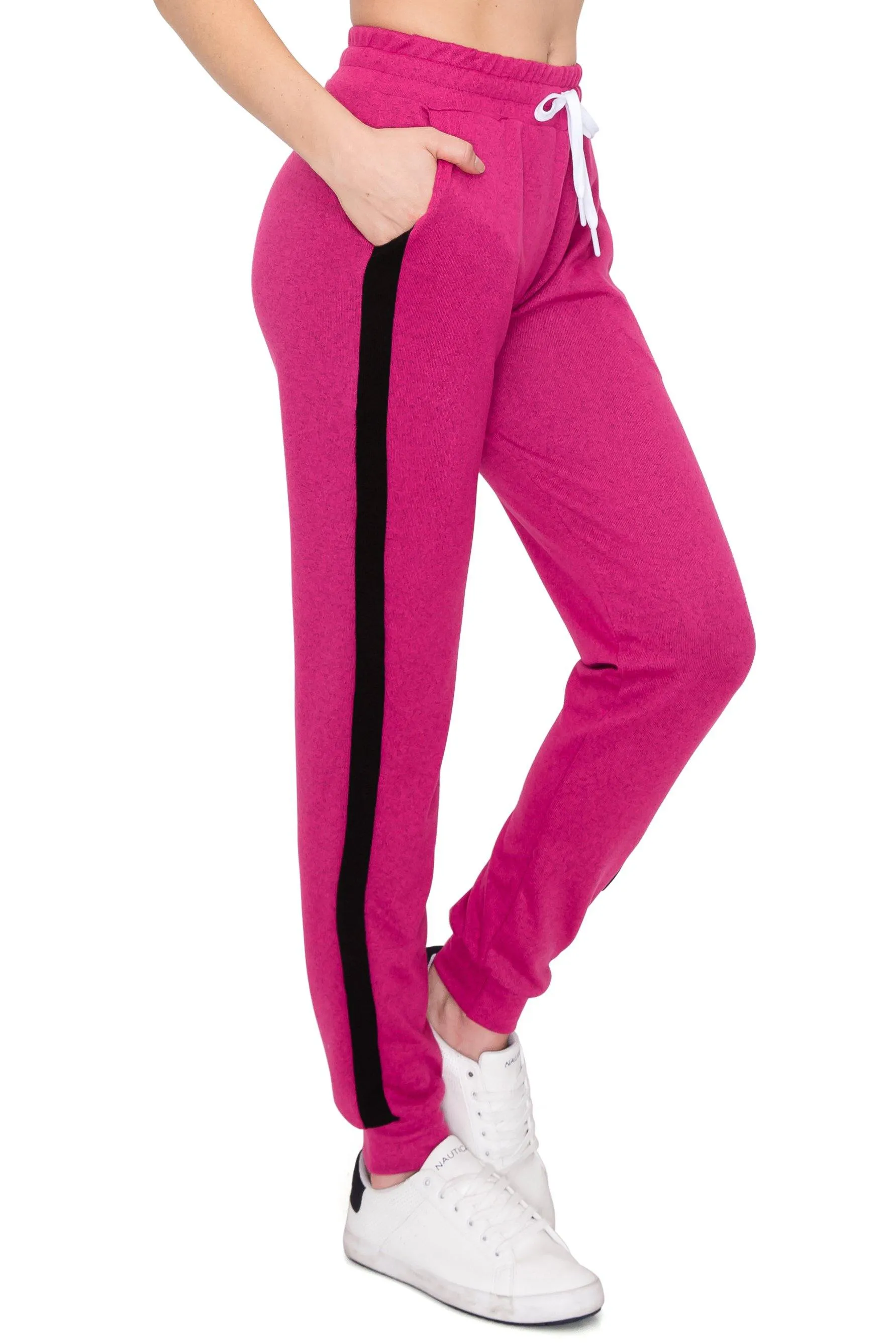 Hacci Jogger Sweatpants Striped