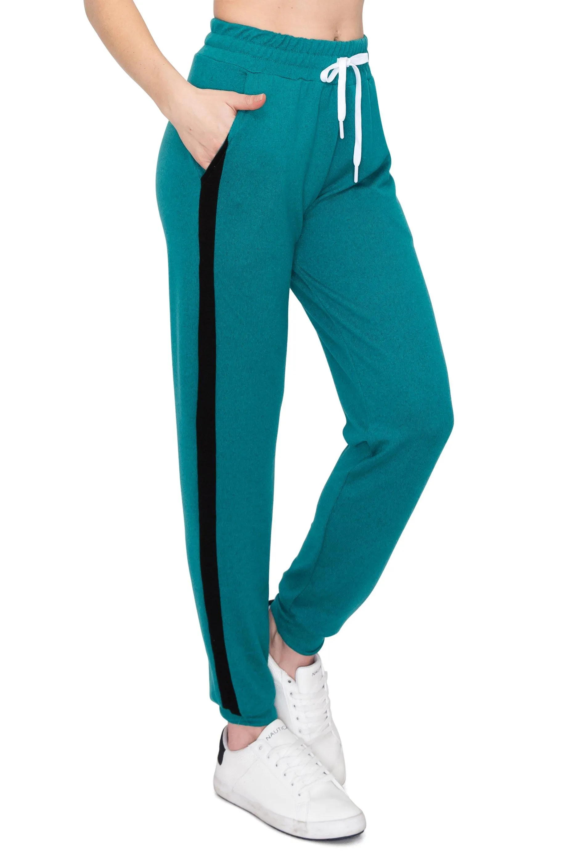 Hacci Jogger Sweatpants Striped