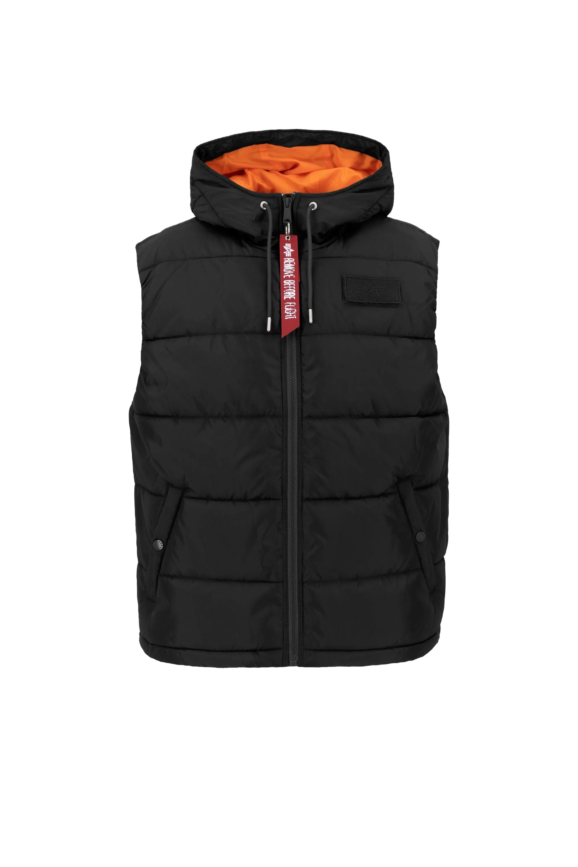 HOODED PUFFER VEST