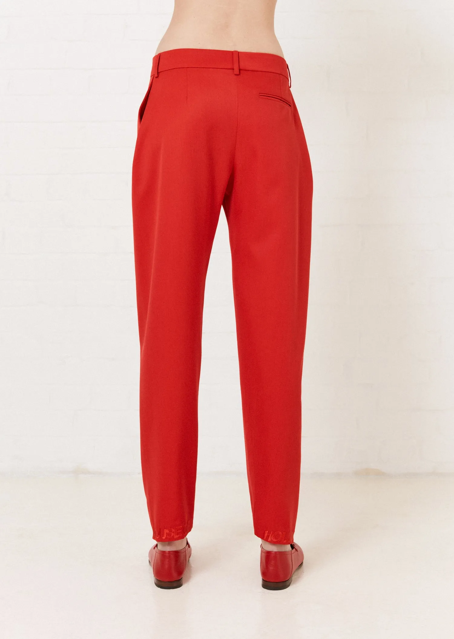 House of Holland Red Tailored Trouser