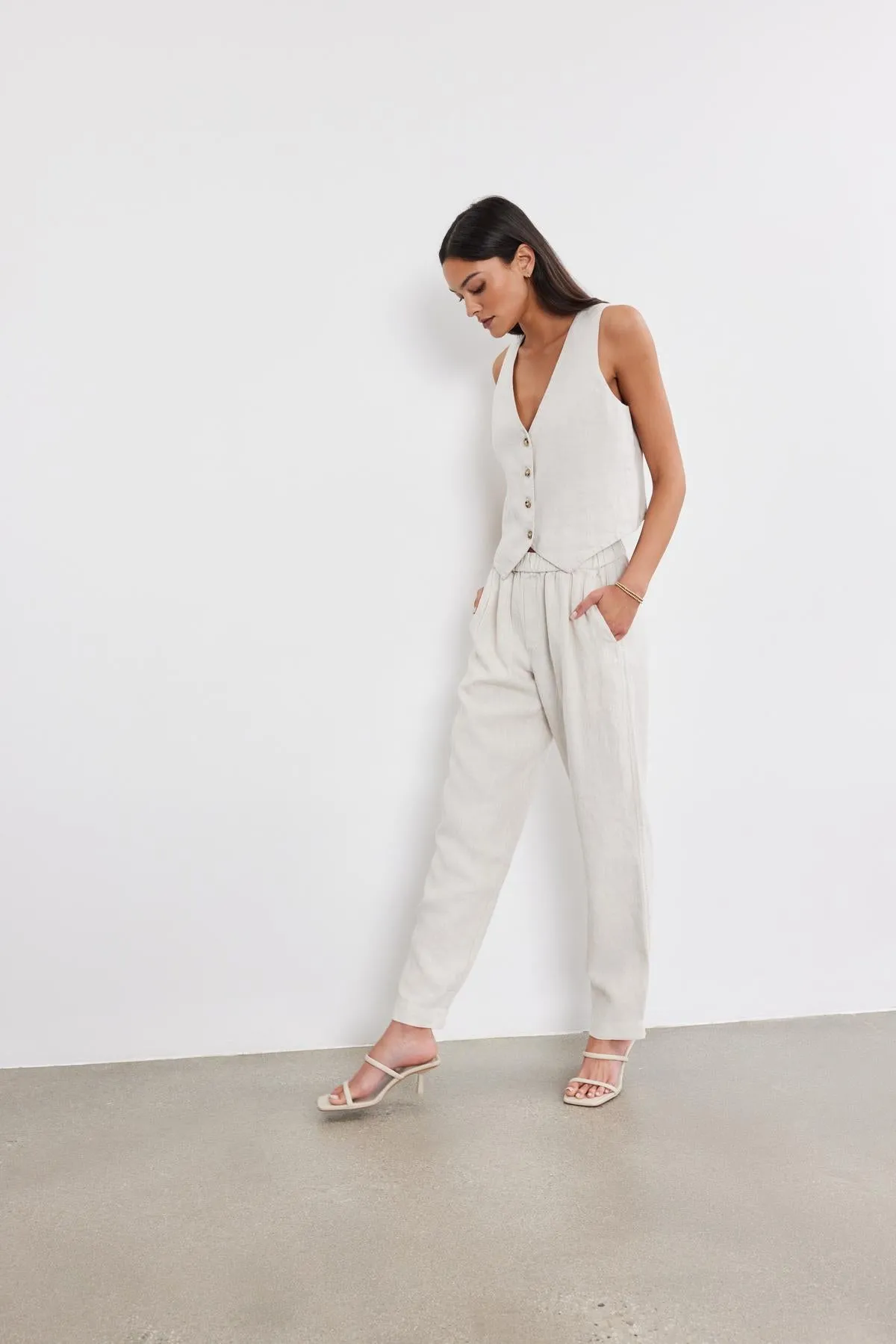 JESSIE HEAVY LINEN PANT