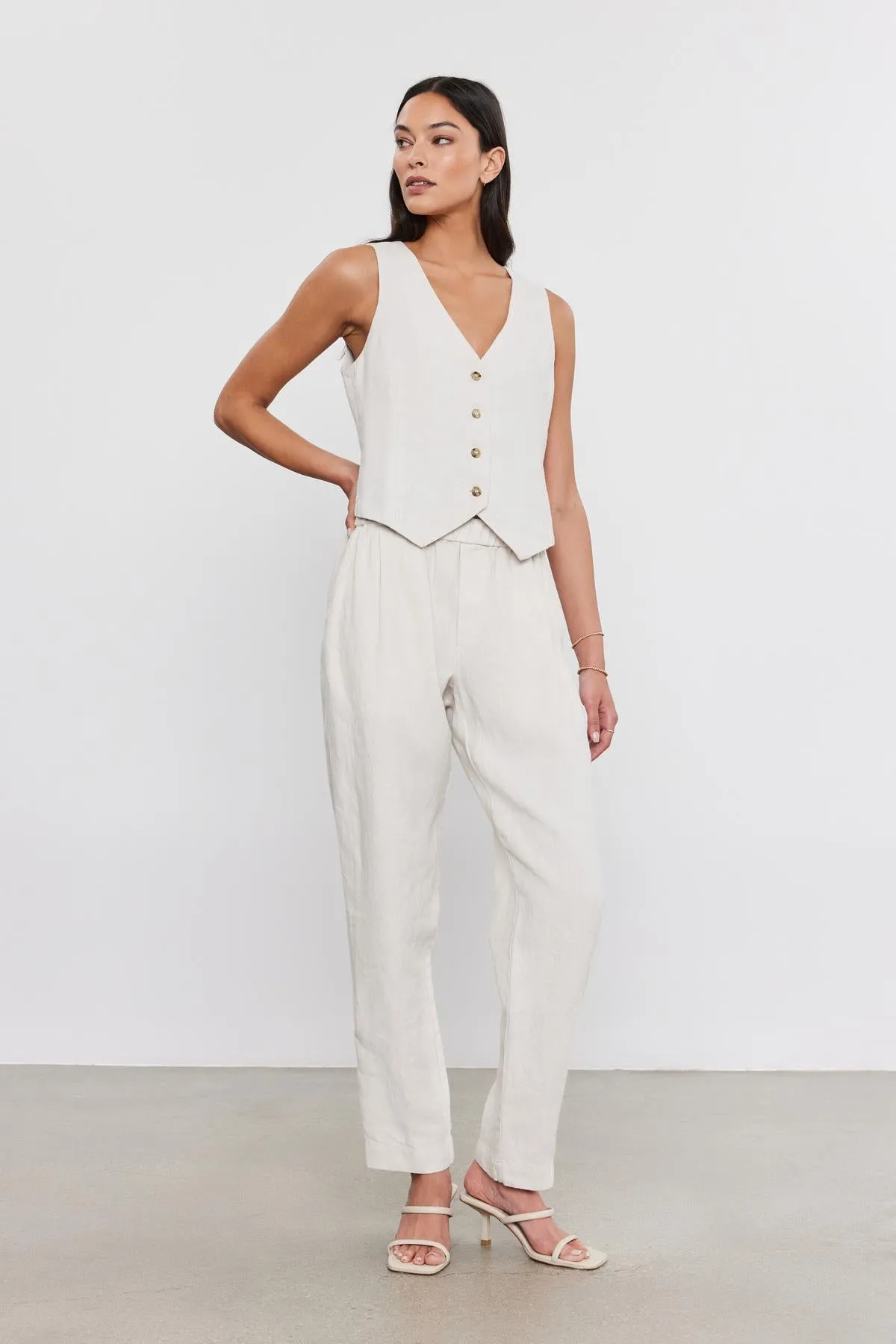 JESSIE HEAVY LINEN PANT