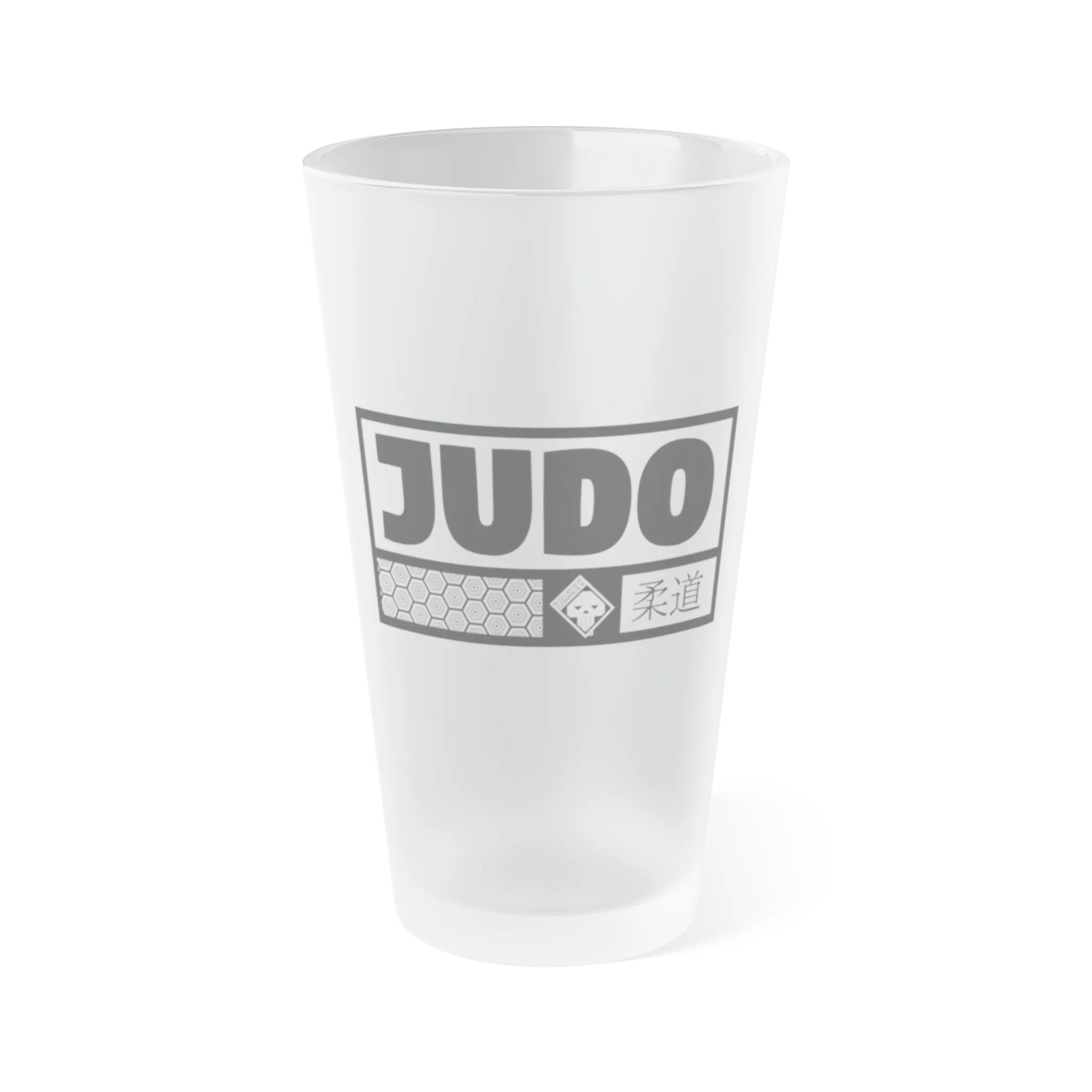 Judo Cheers: Elevate Your Drink with Stylish Martial Arts Glassware, 16oz