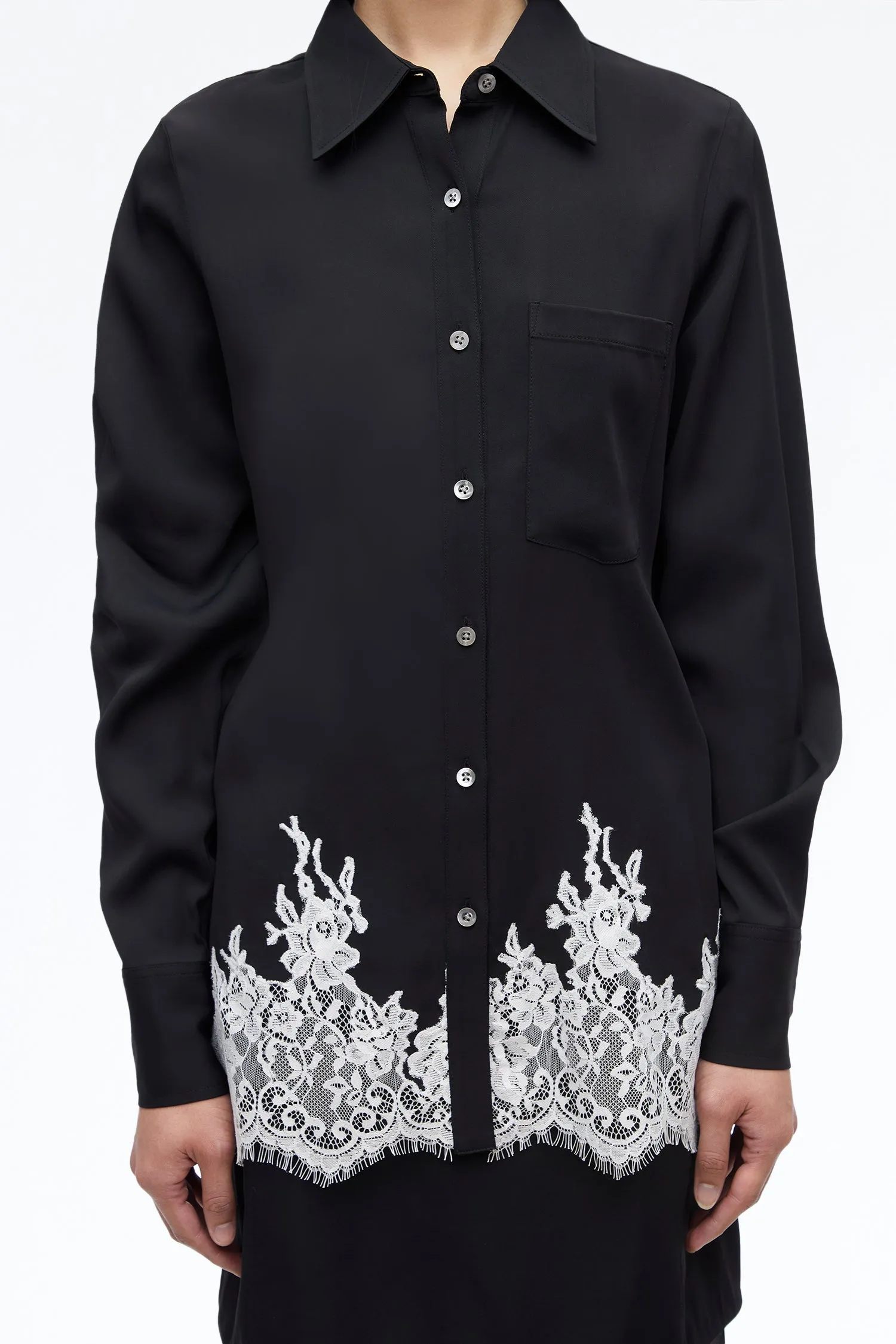 Lace Trim Shirt