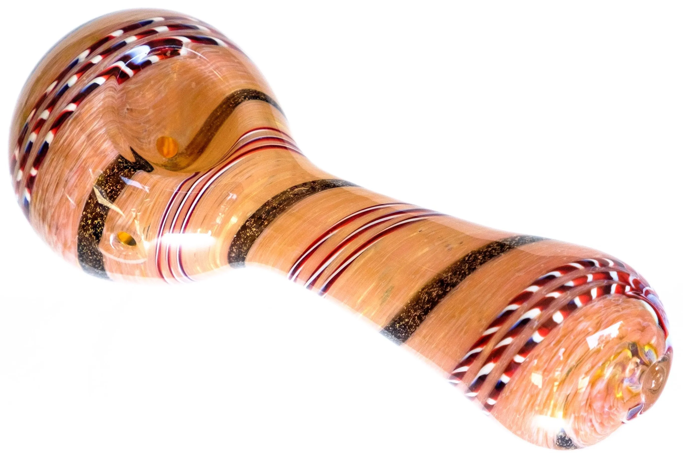 Maracas Striped Spoon Hand Pipe