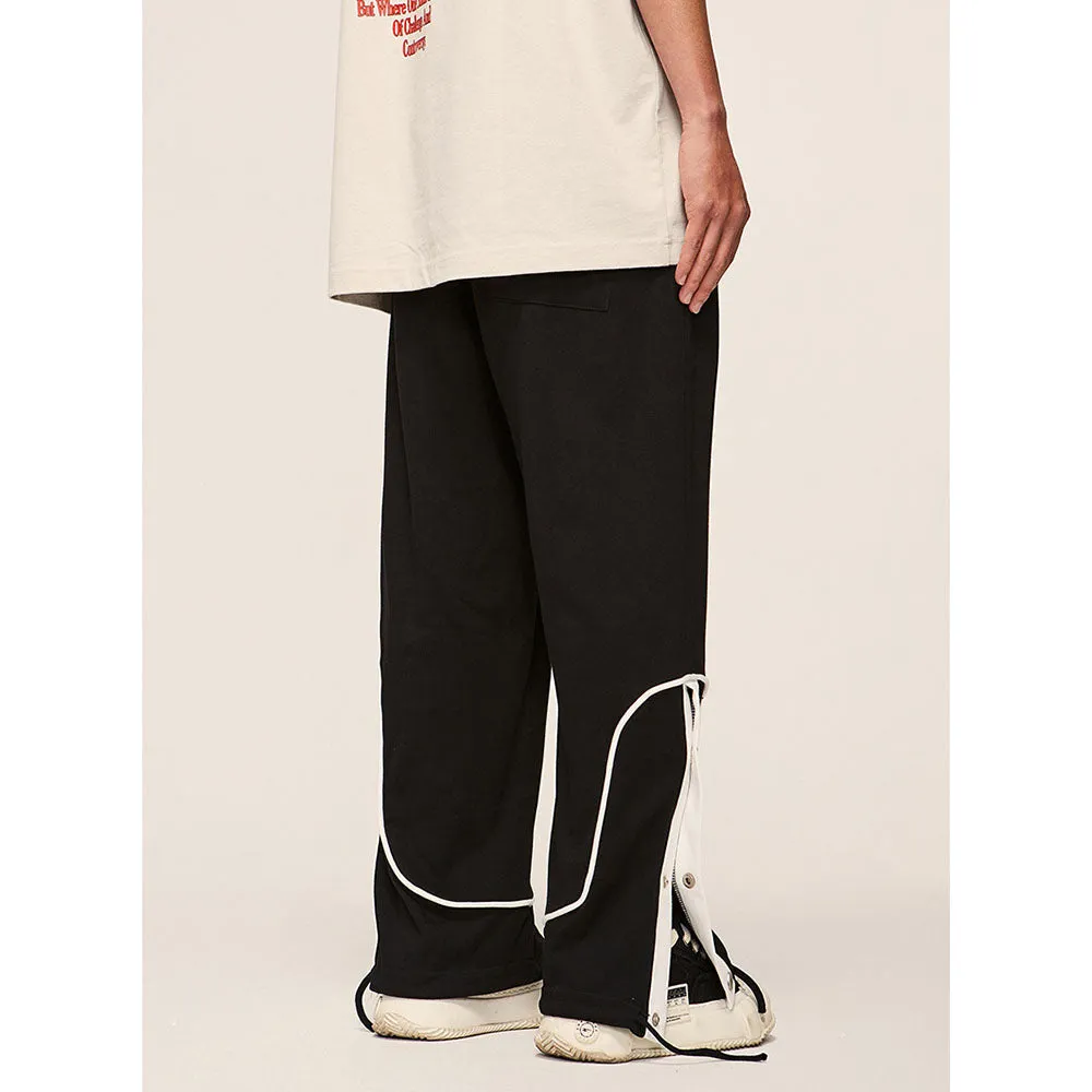 Men’s Sporty Baggy Black Sweatpants