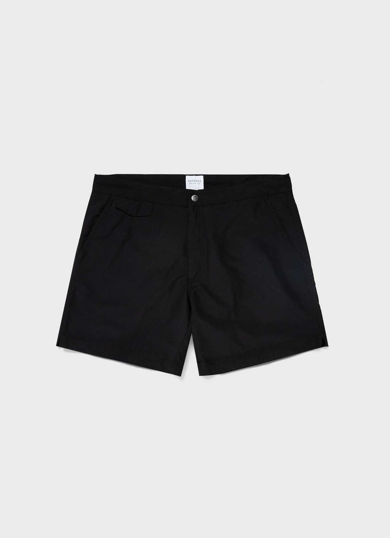 Men's Tailored Swim Short in Black