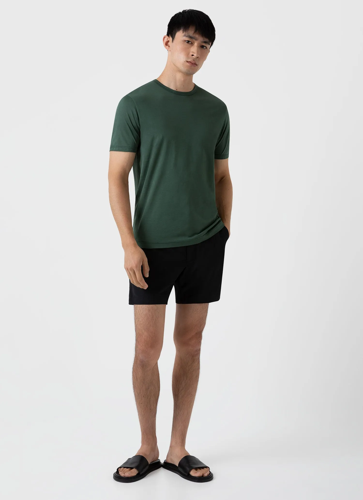 Men's Tailored Swim Short in Black