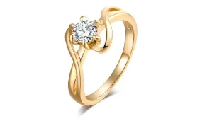 New Stylish Surround S Type Trendy Ring For Women Size (6)