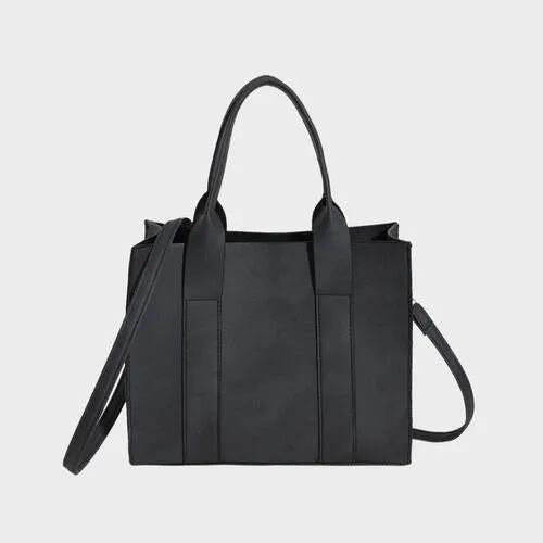 Open Box PU Leather Tote Stylish Women Bag