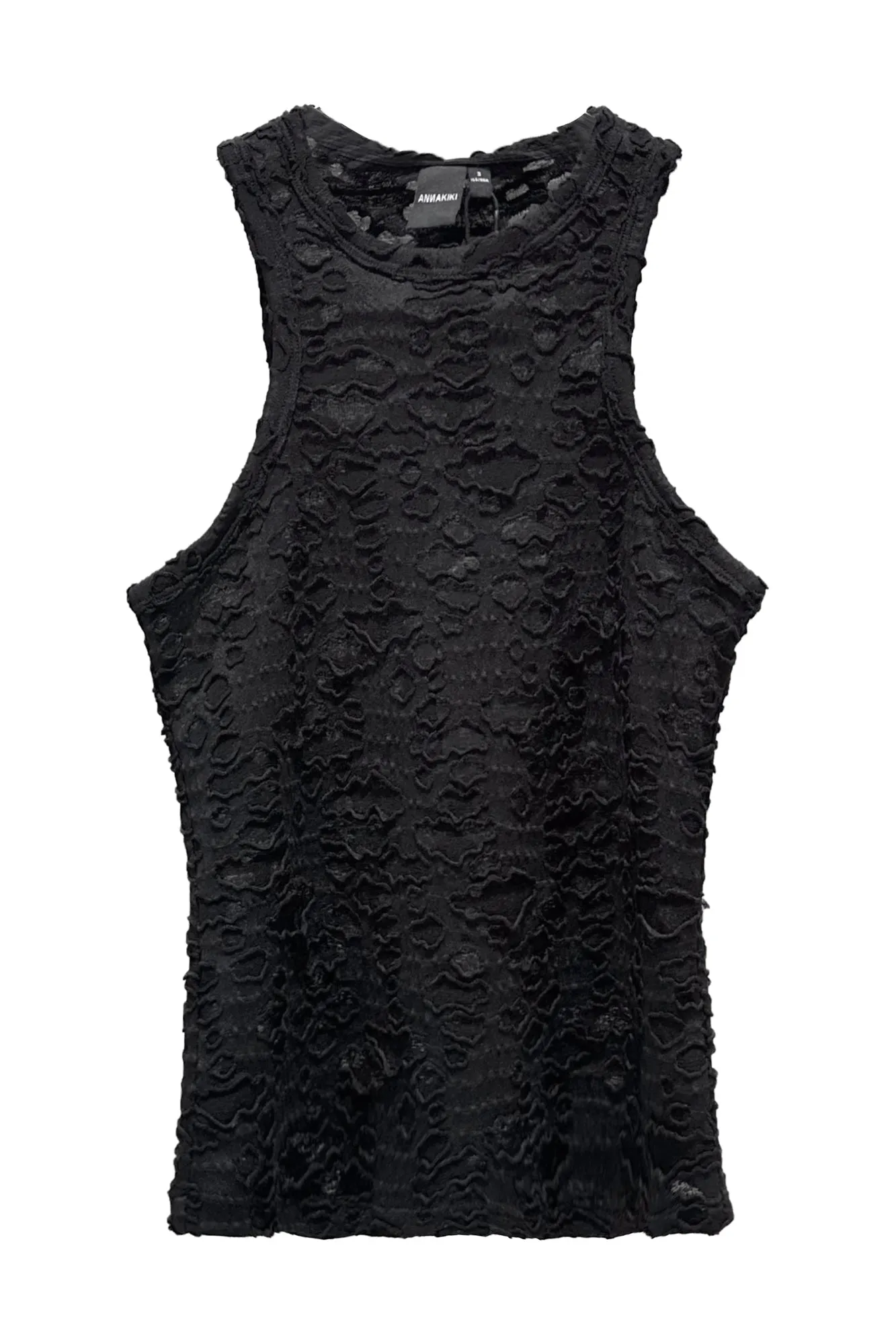 Perforated knitted vest