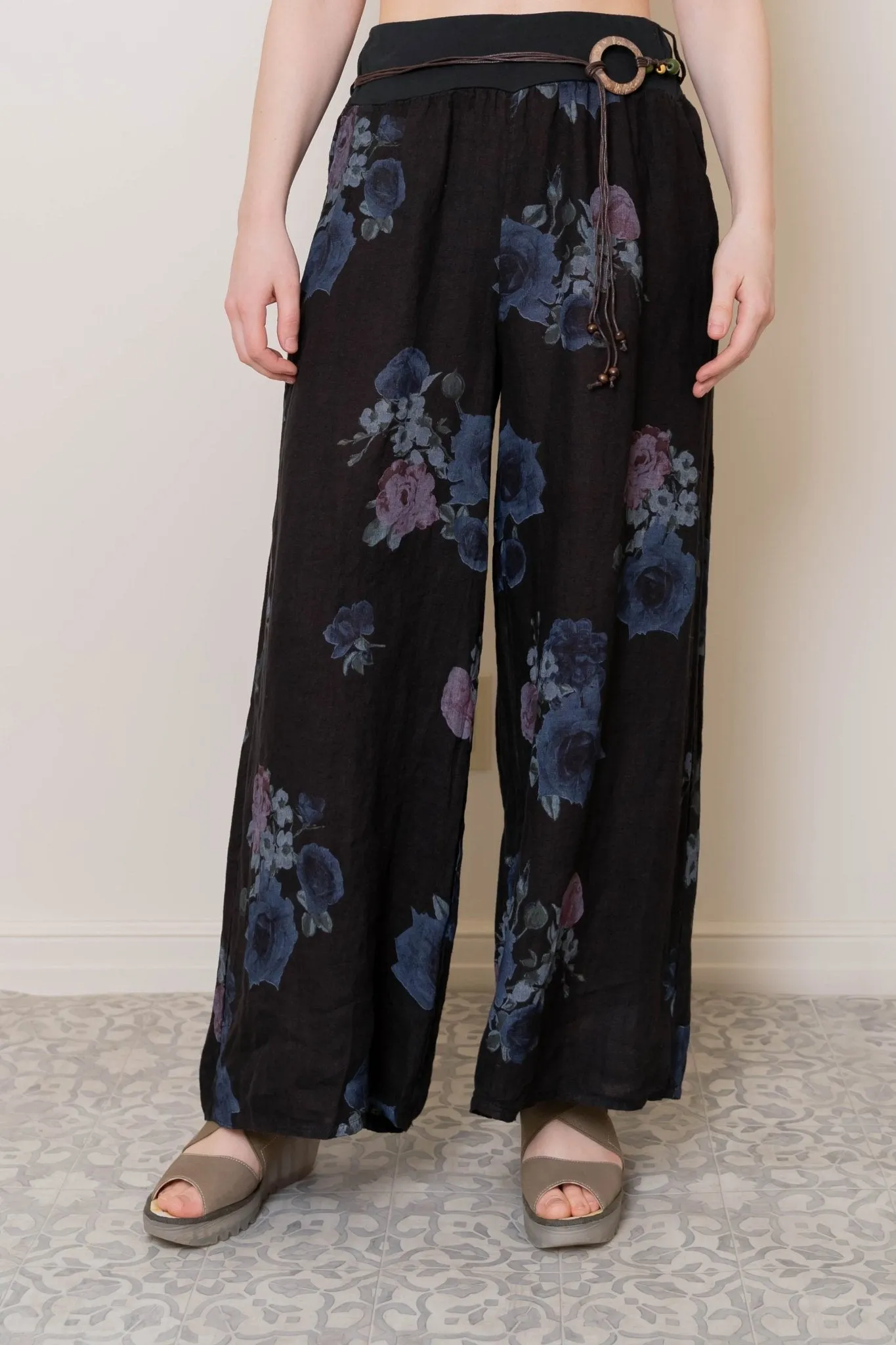 Pia Palazzo Linen Pant