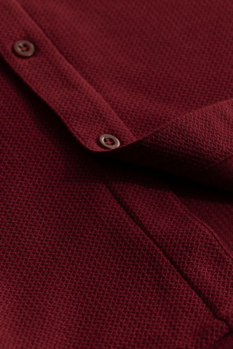 Roscoe Maroon Shirt