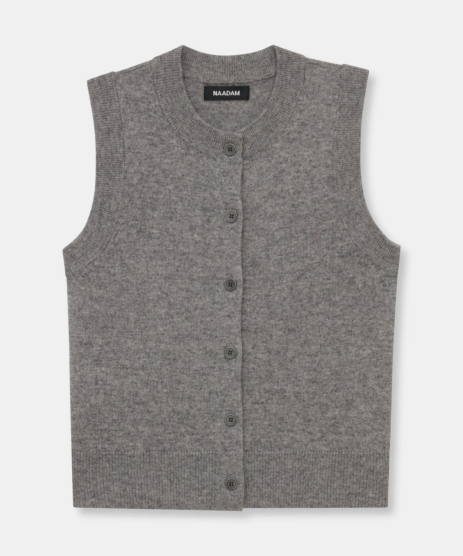 Signature Cashmere Sleeveless Cardigan