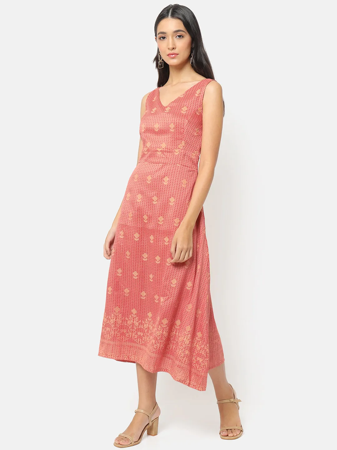 Sitaara Flared Sleeveless Dress