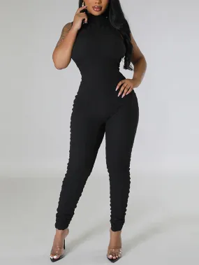 Sleeveless Bubble Jumpsuit