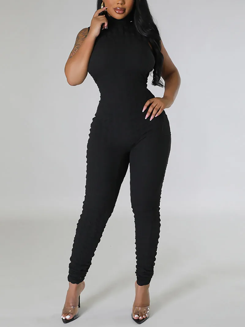 Sleeveless Bubble Jumpsuit