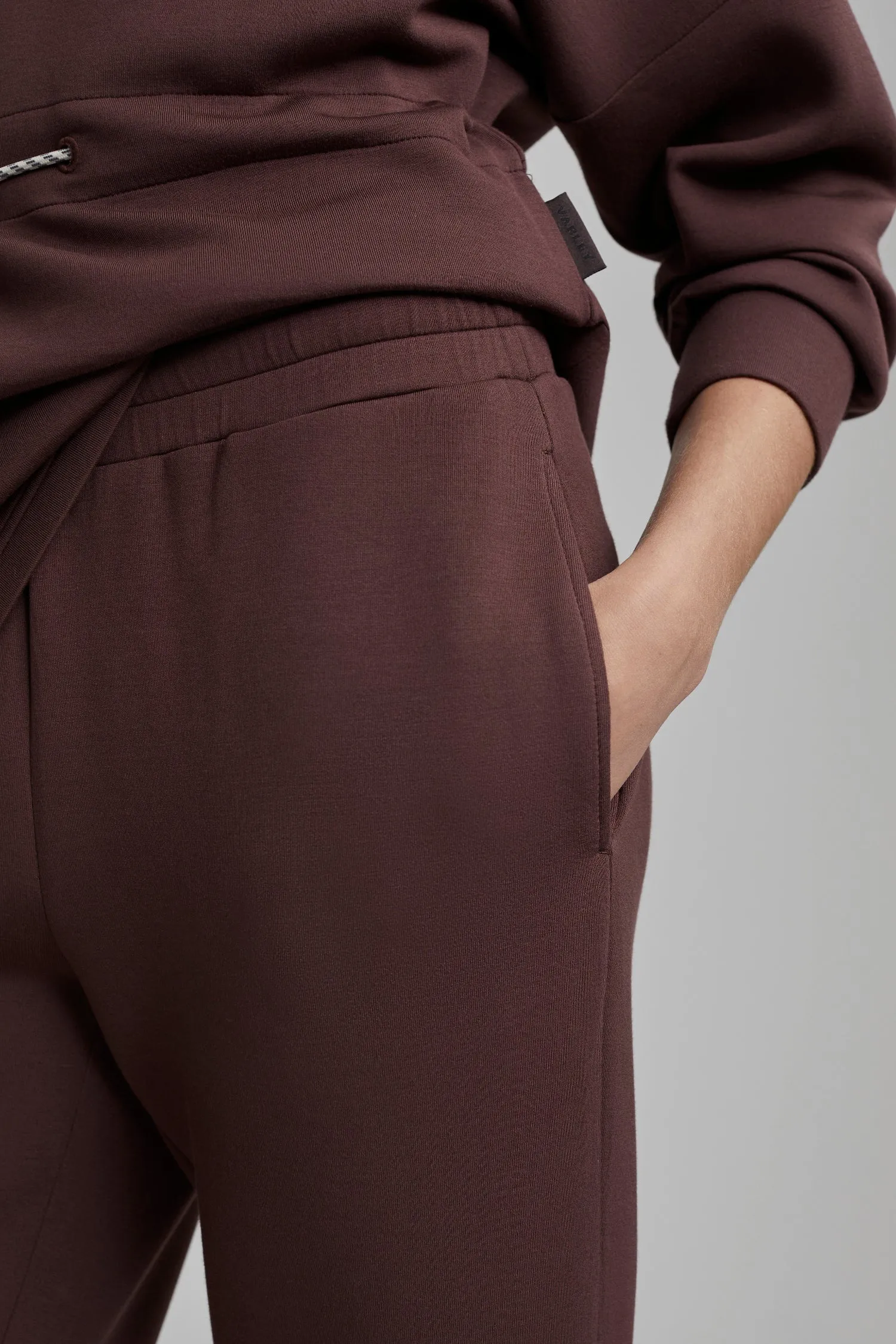 SLIM CUFF PANT MAHOGANY