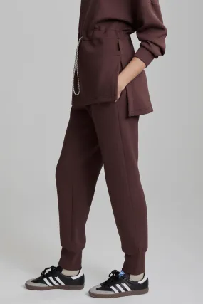 SLIM CUFF PANT MAHOGANY