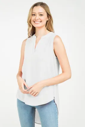 Staple Sleeveless Top-White