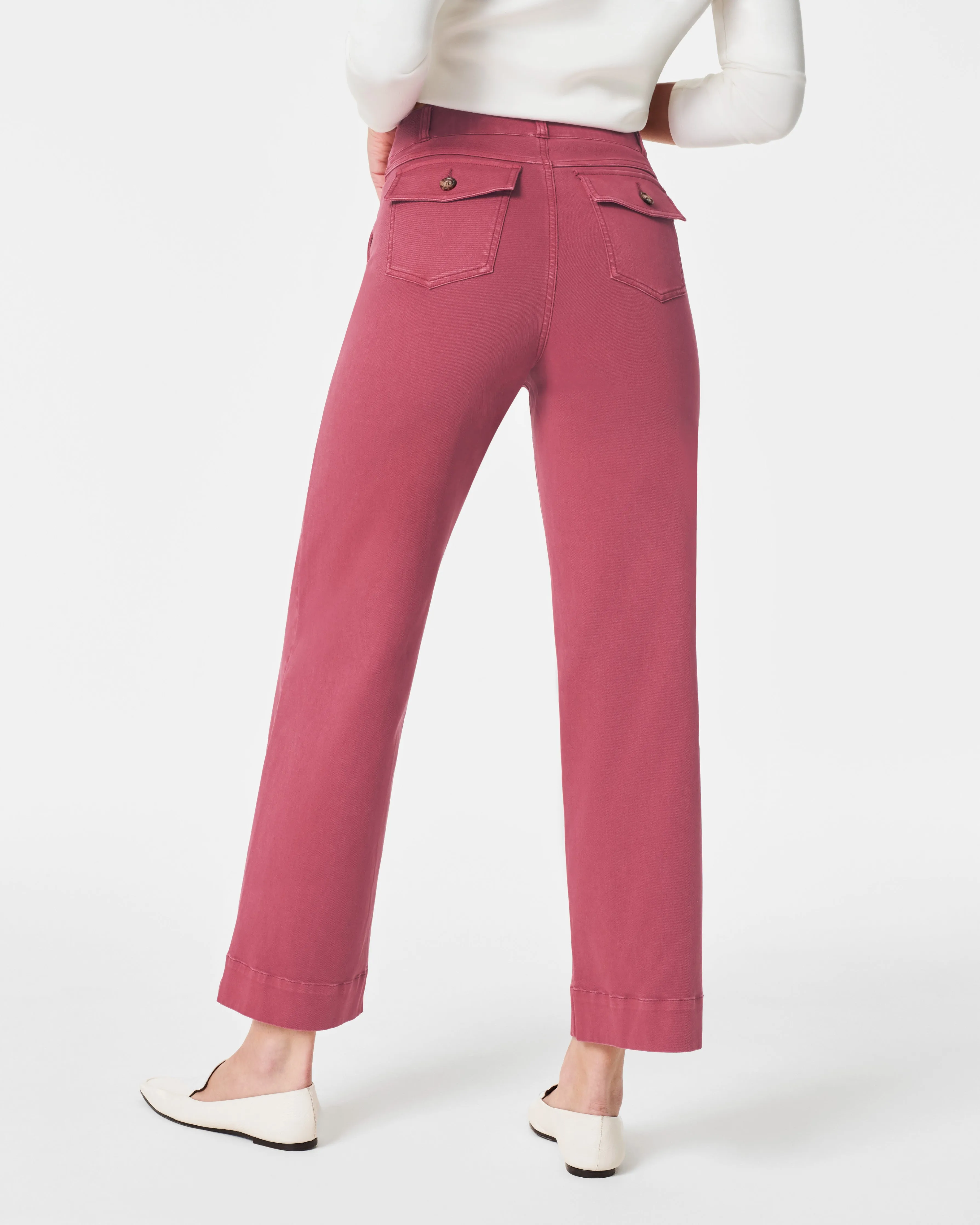 Stretch Twill Cropped Pant