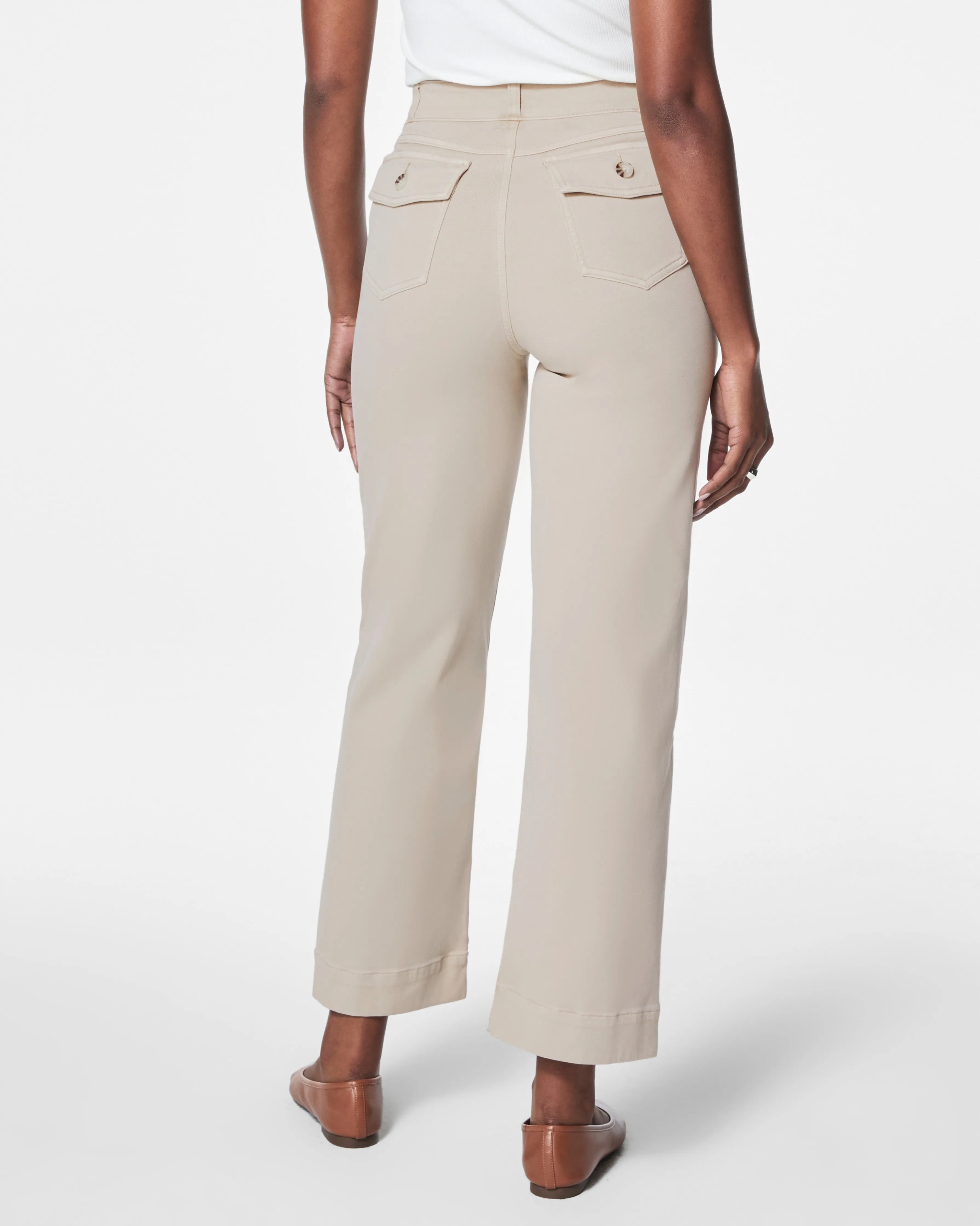 Stretch Twill Cropped Pant