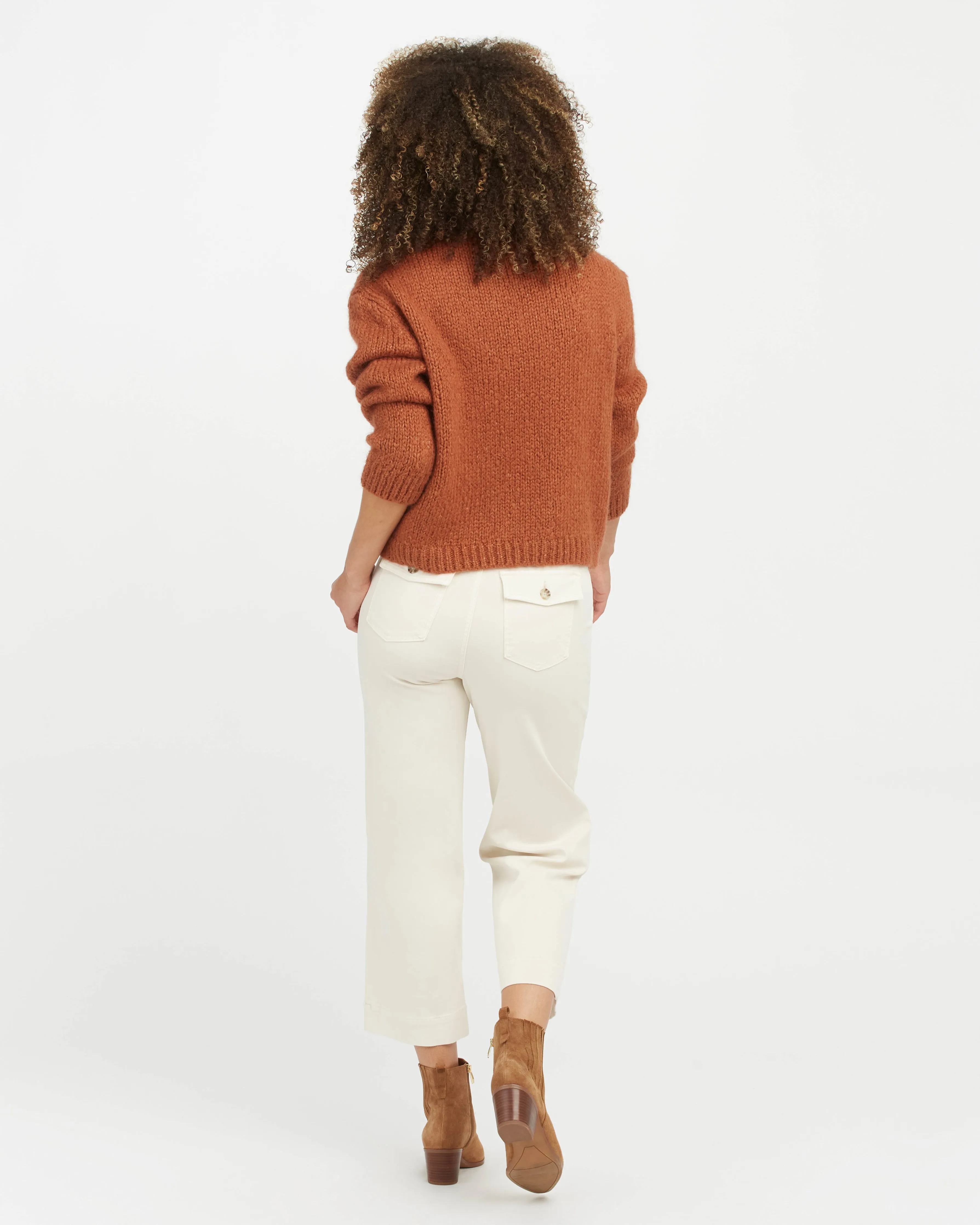 Stretch Twill Cropped Pant